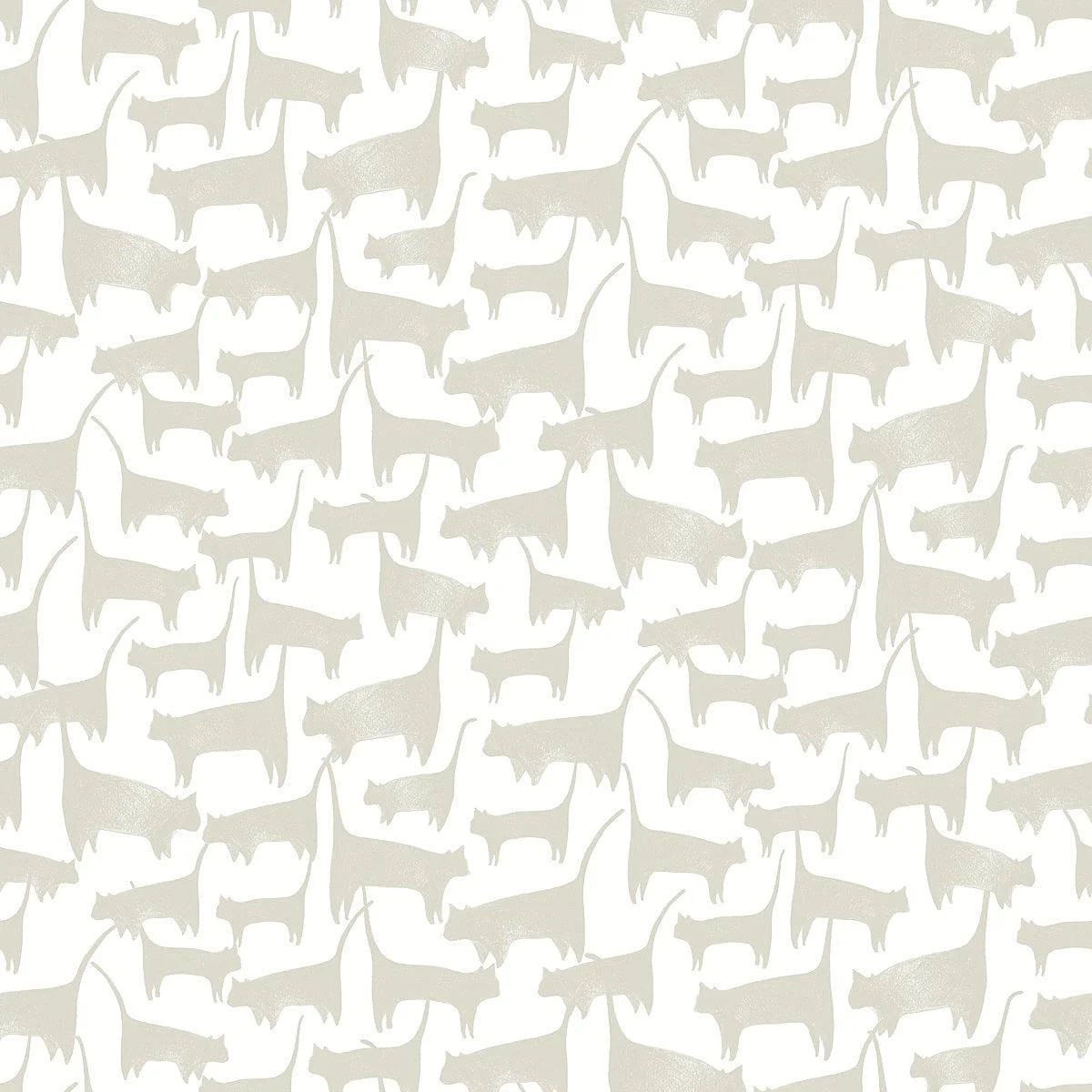 Cat Tails Peel & Stick Wallpaper // Beige