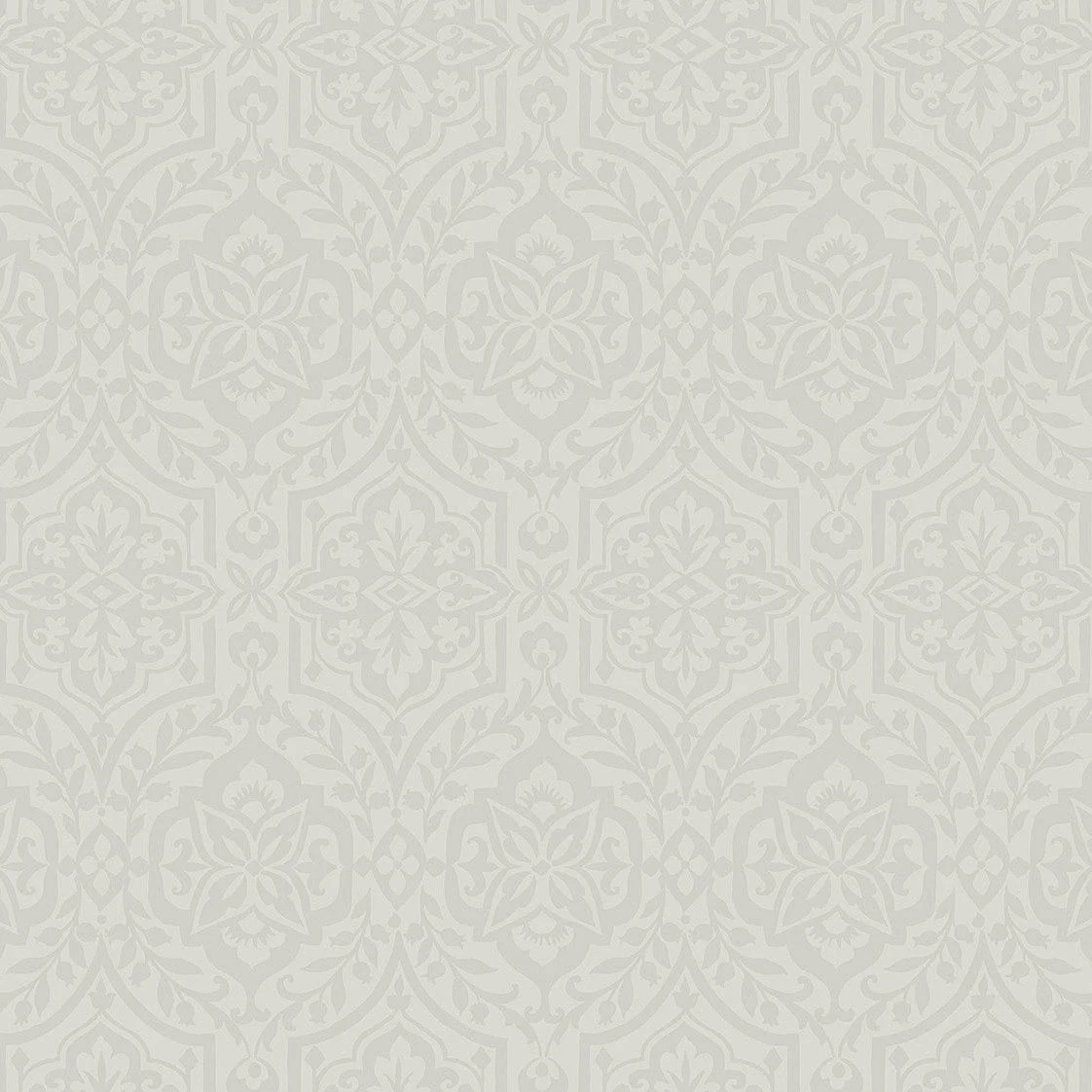 Cathedral Damask Wallpaper // Grey