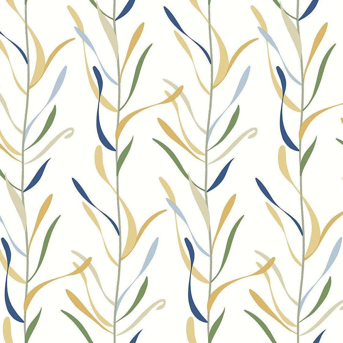 Chloe Vine Wallpaper // Ochre