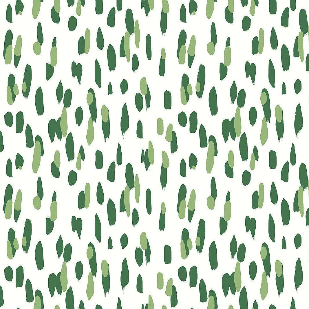 Club House Peel & Stick Wallpaper // Palm Green