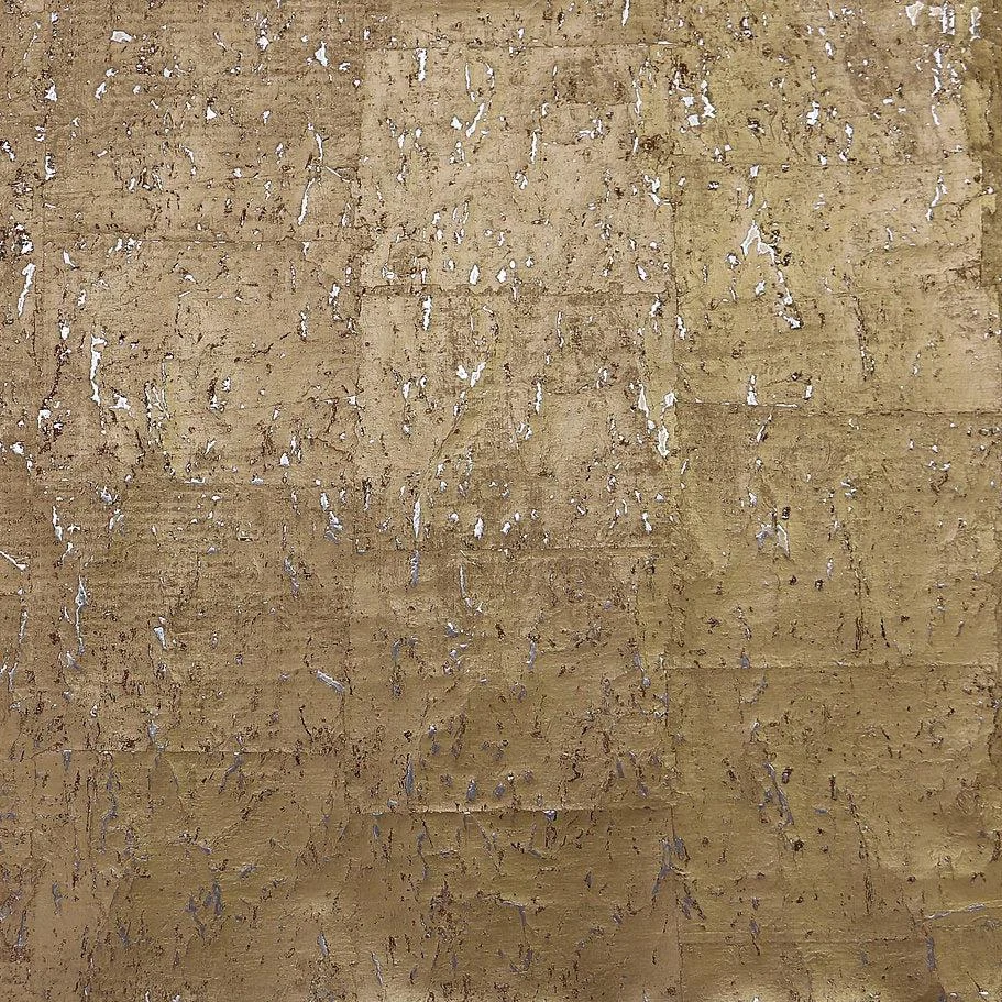 Cork Wallpaper // Gold