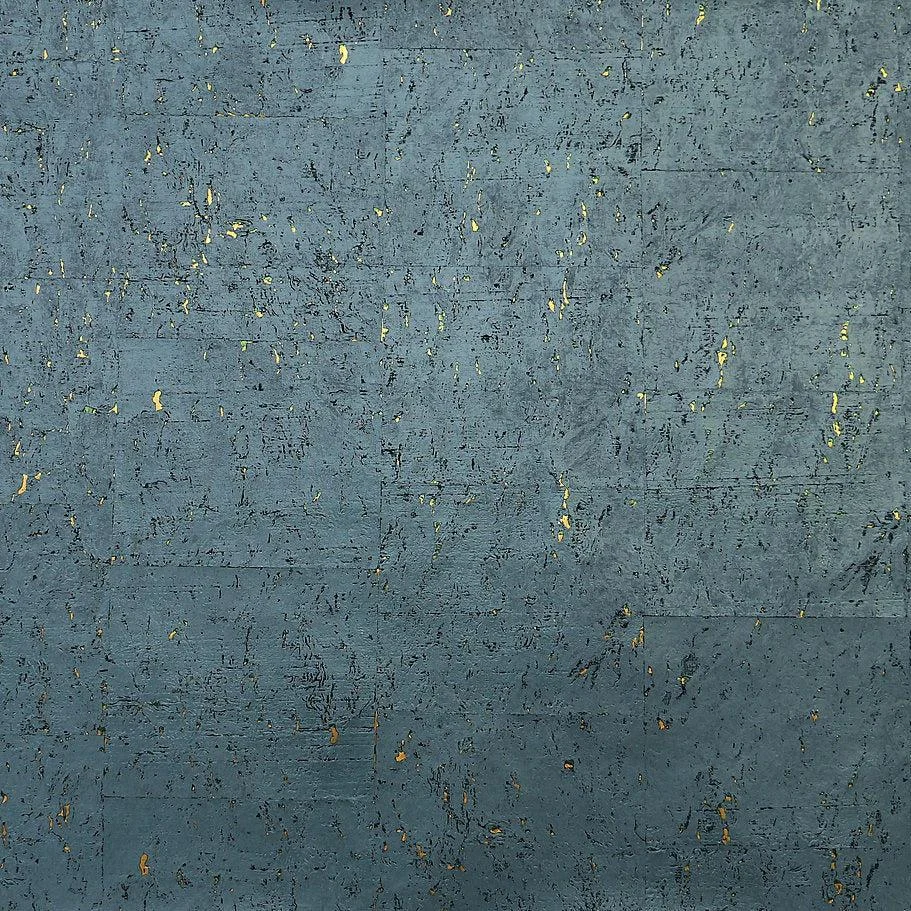 Cork Wallpaper // Teal