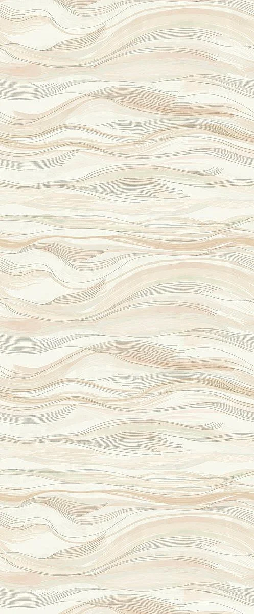 Currents Wall Mural // Beige