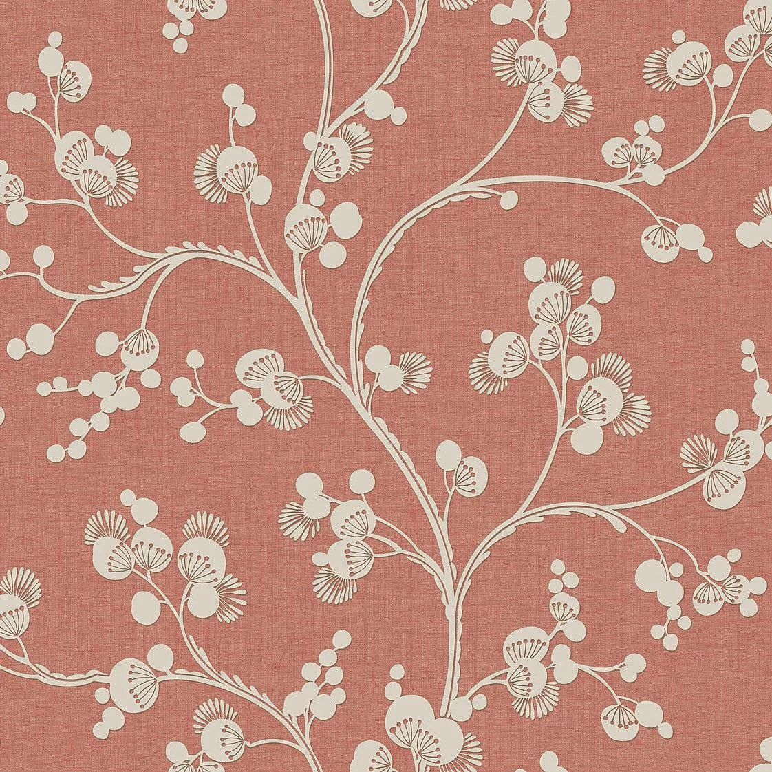 Dahlia Trail Wallpaper // Burnt Orange