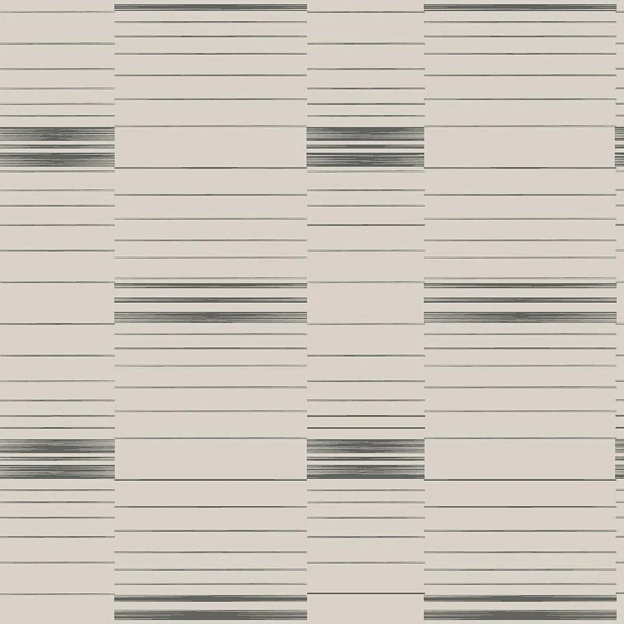 Dashing Stripe Wallpaper // Black & Beige