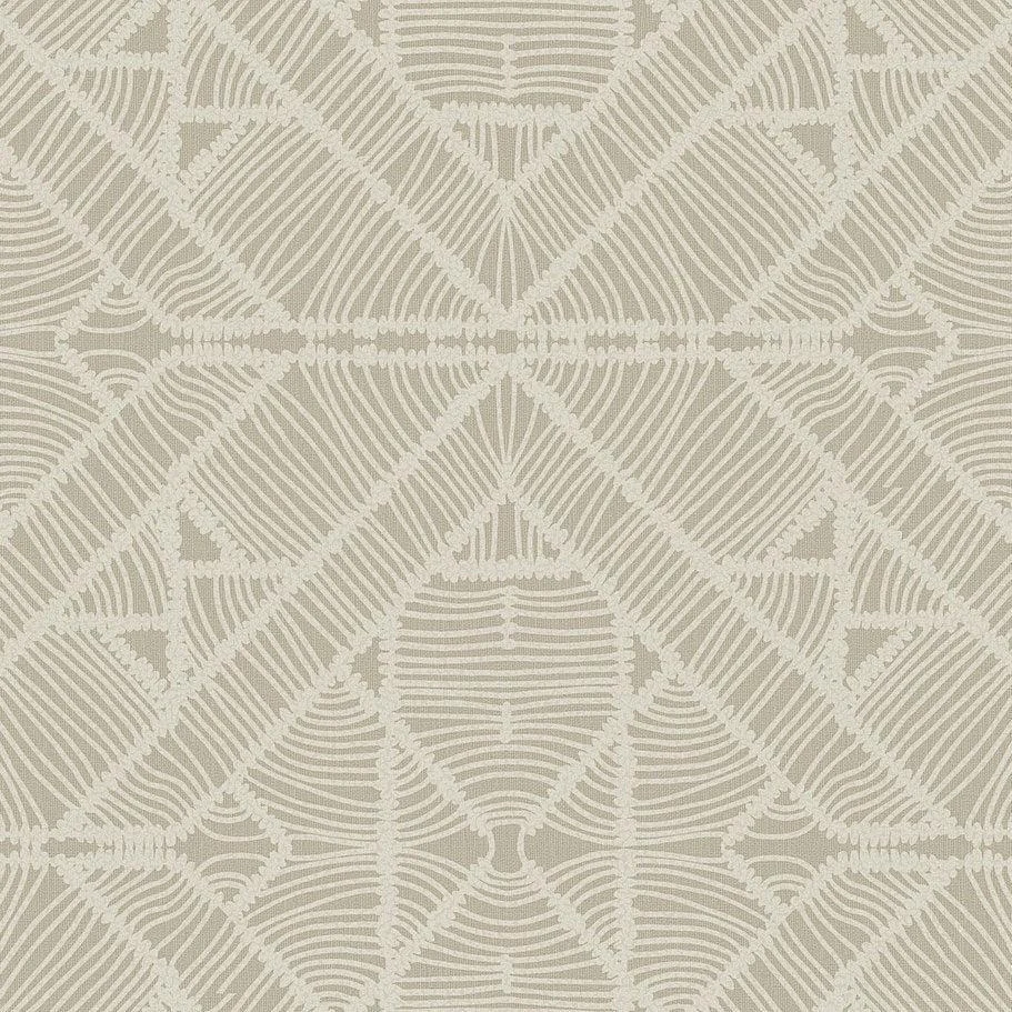 Diamond Macrame Wallpaper // Taupe