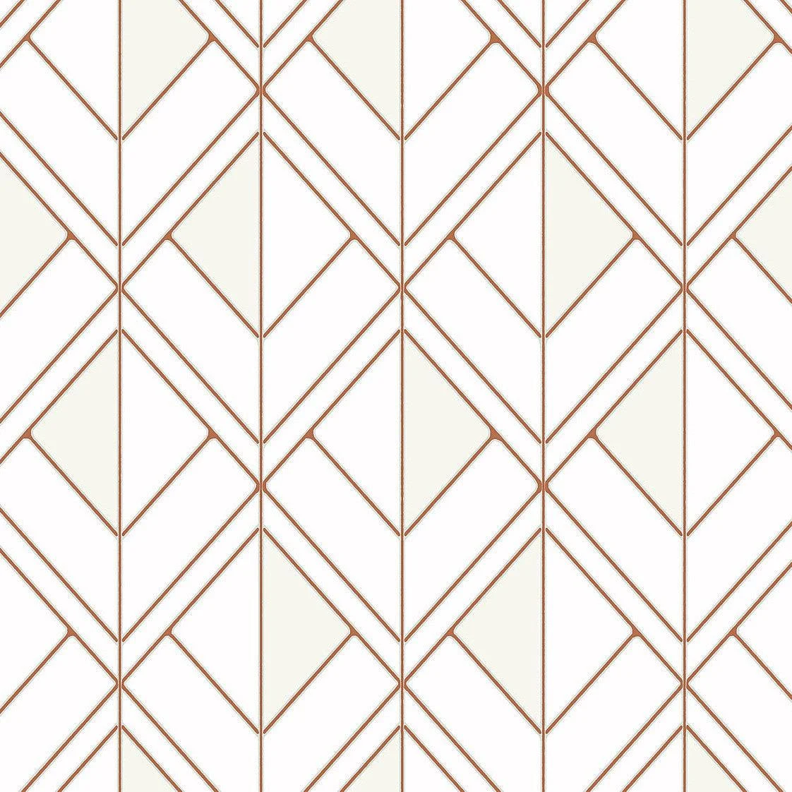 Diamond Shadow Wallpaper // Orange