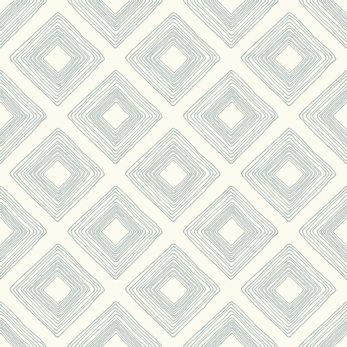 Diamond Sketch Wallpaper // Eggshell