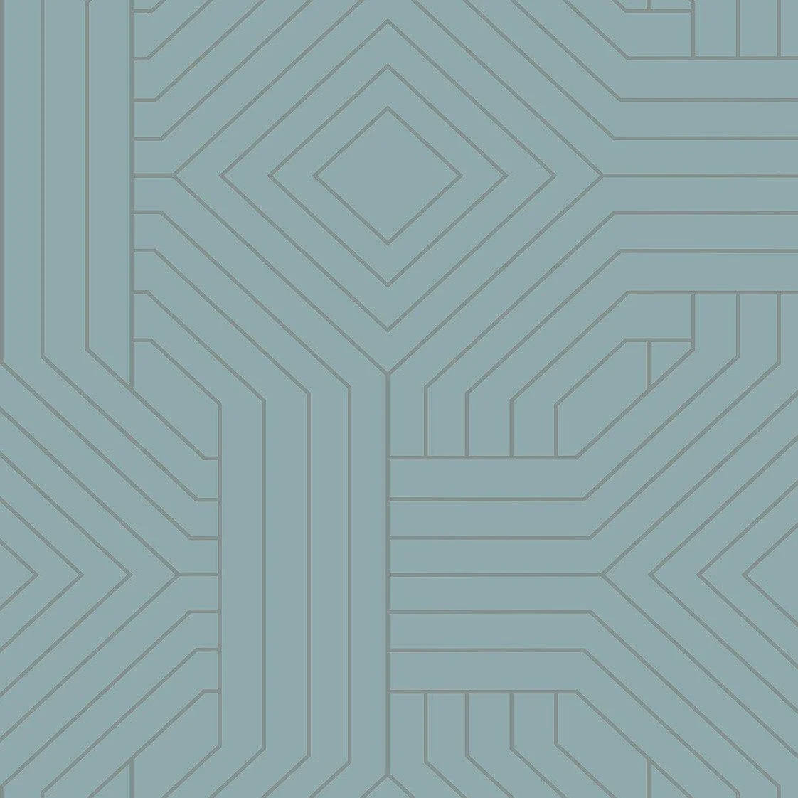 Diverging Diamonds Wallpaper // Blue