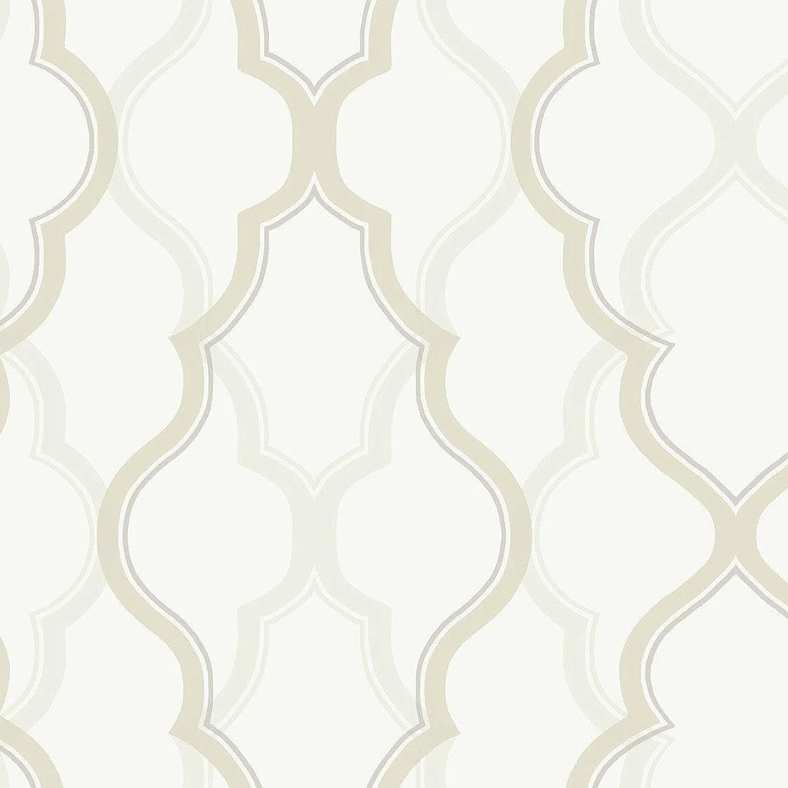 Double Damask Wallpaper // Cream