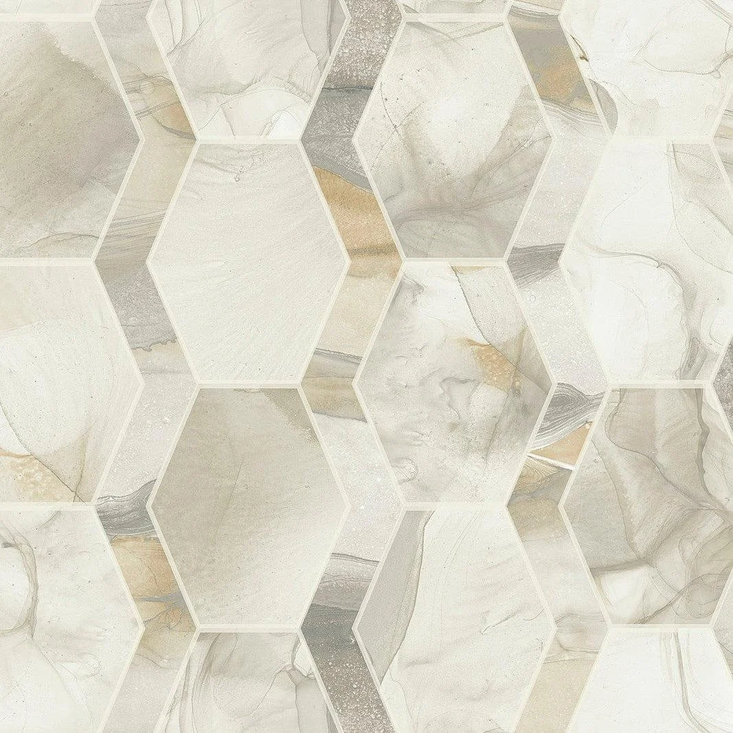 Earthbound Wallpaper // Cream & Grey
