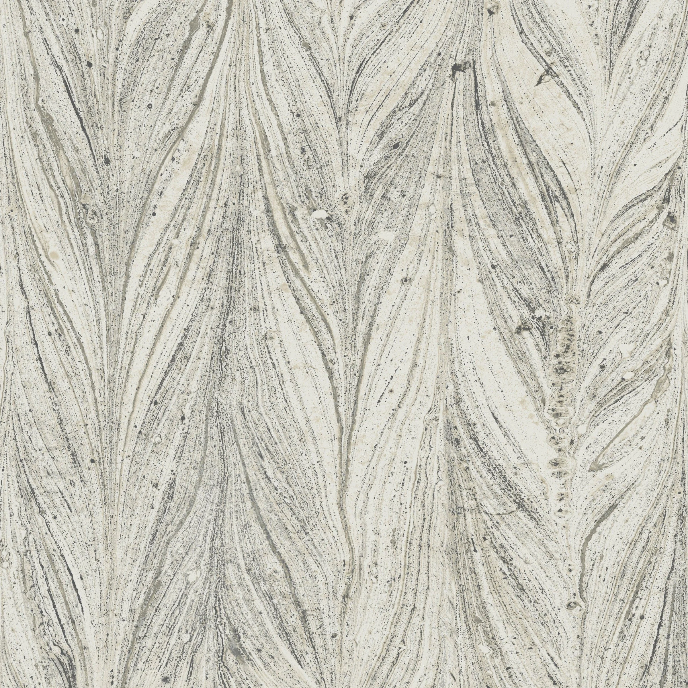 Ebru Marble Wallpaper // Cool Grey