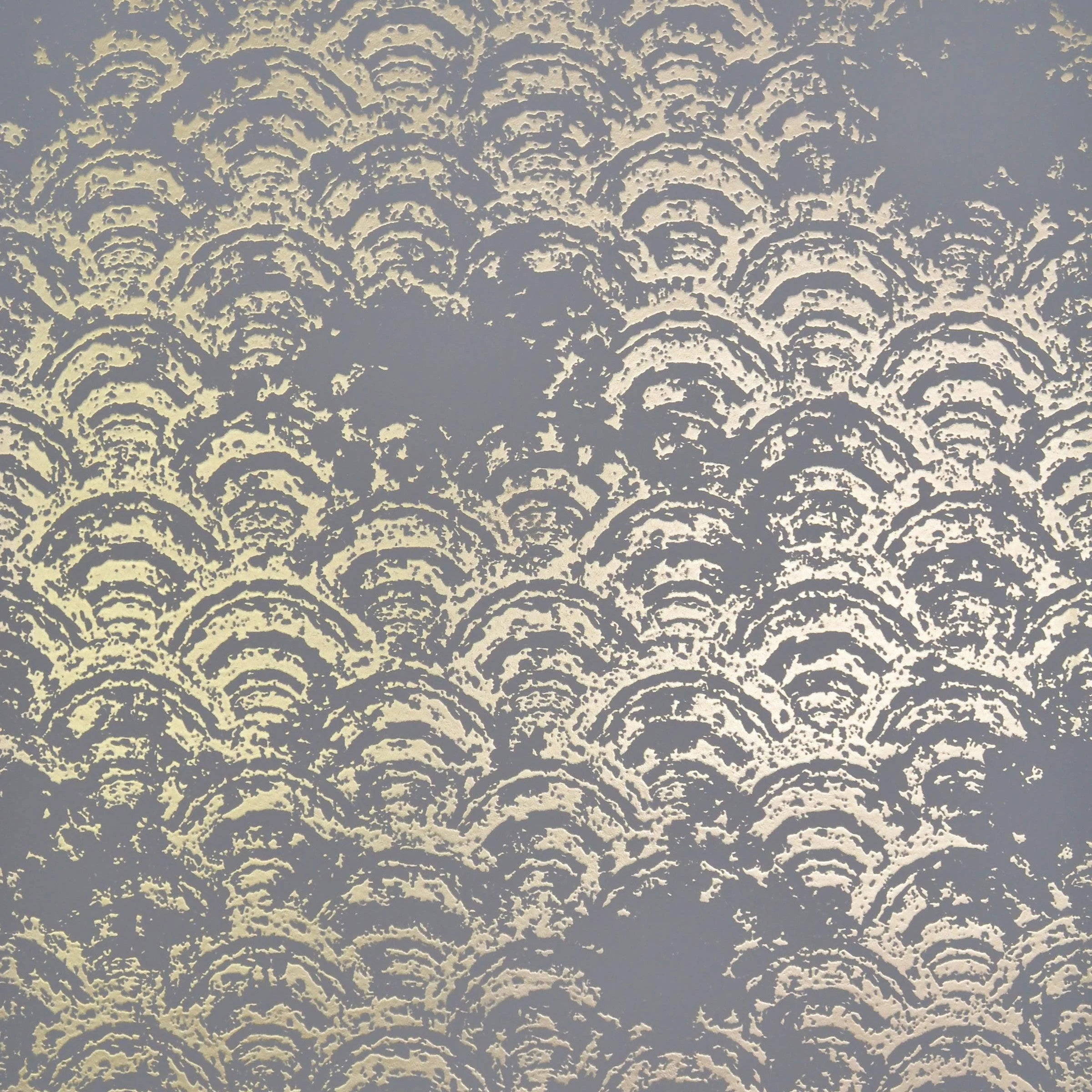 Eclipse Wallpaper // Grey & Gold
