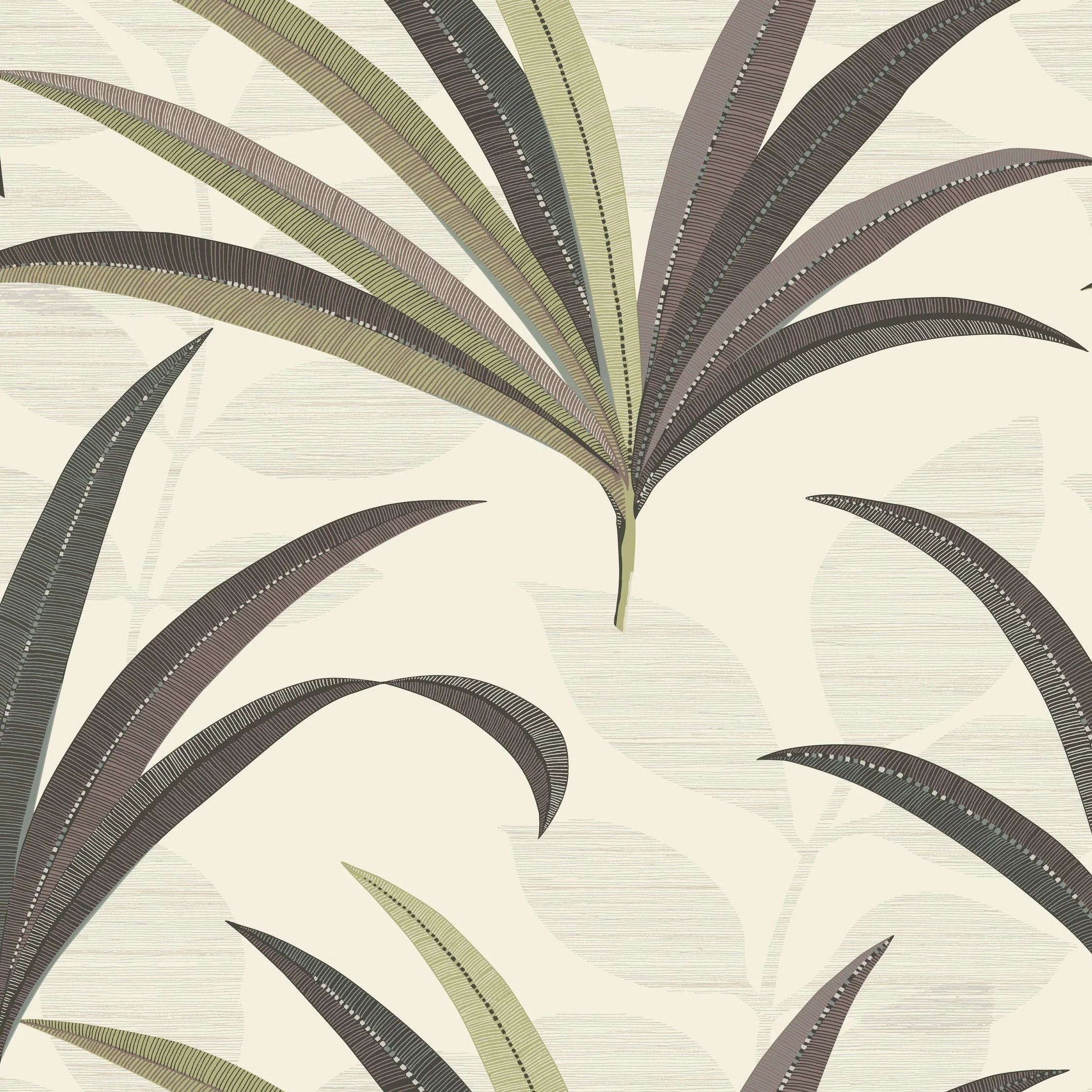 El Morocco Palm Peel & Stick Wallpaper // Beige