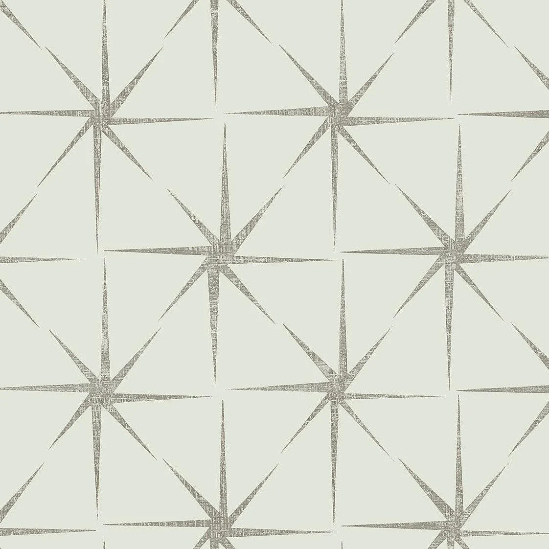 Evening Star Wallpaper // Silver