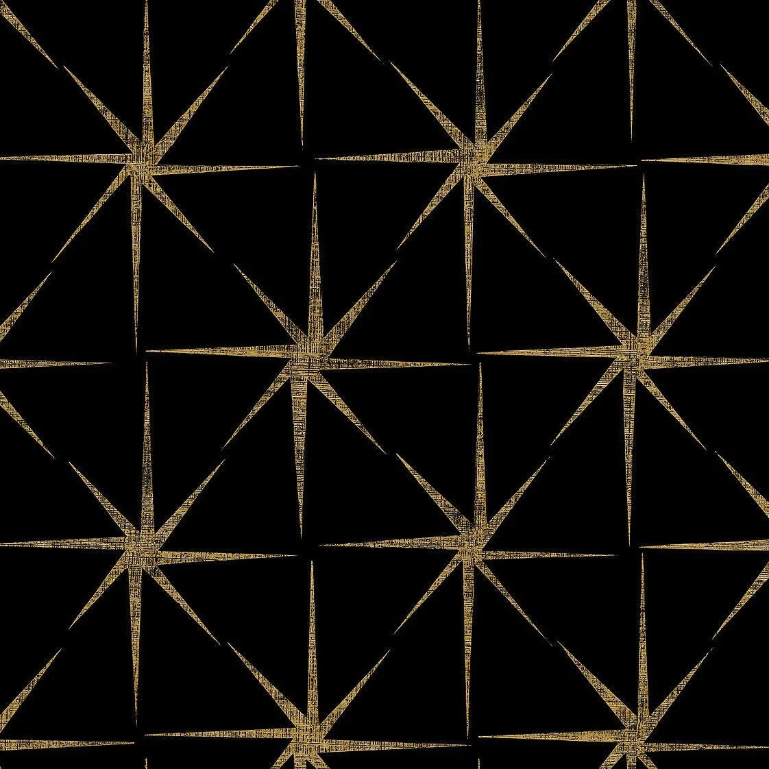 Evening Stars Wallpaper // Black