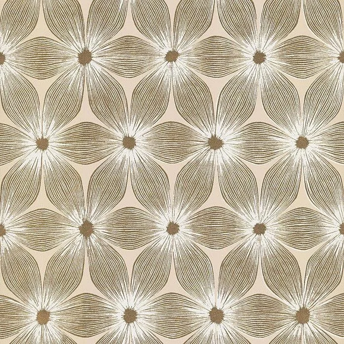 Everlasting Wallpaper // Beige & Gold