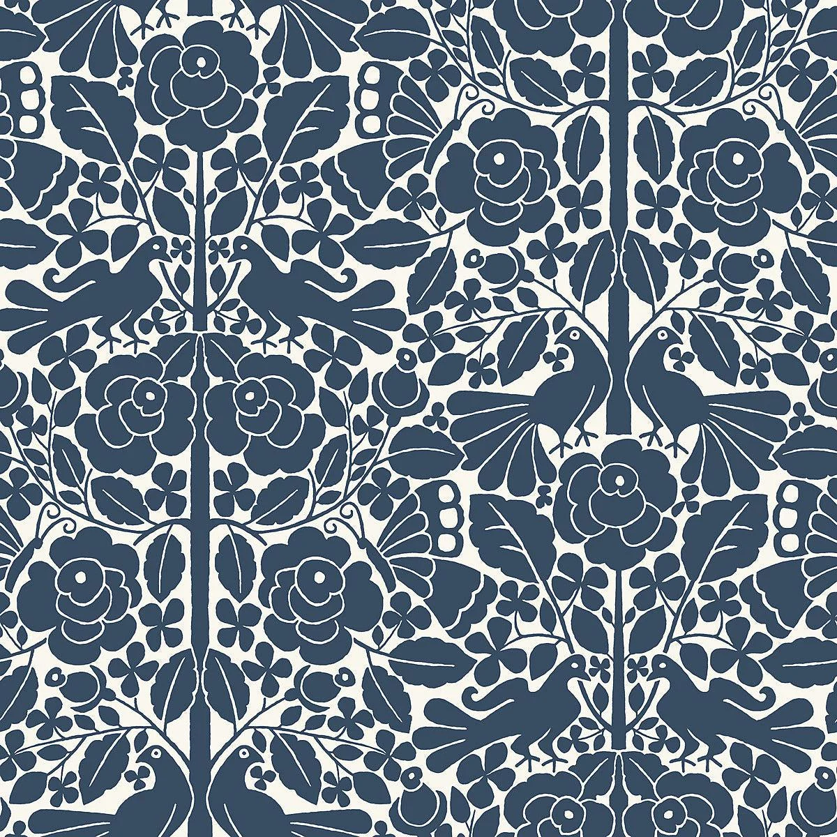 Fairy Tales Wallpaper // Blue