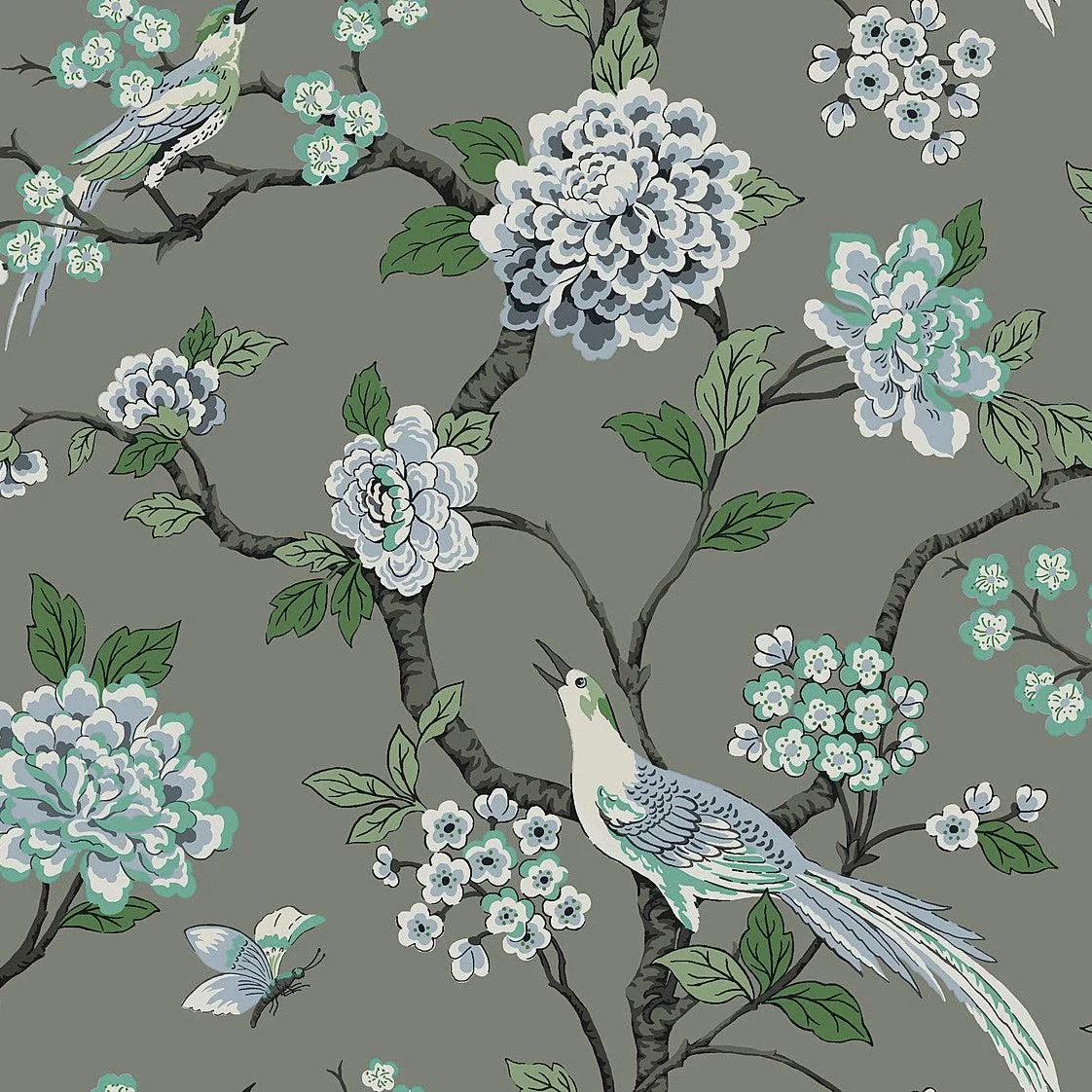 Fanciful Wallpaper // Grey