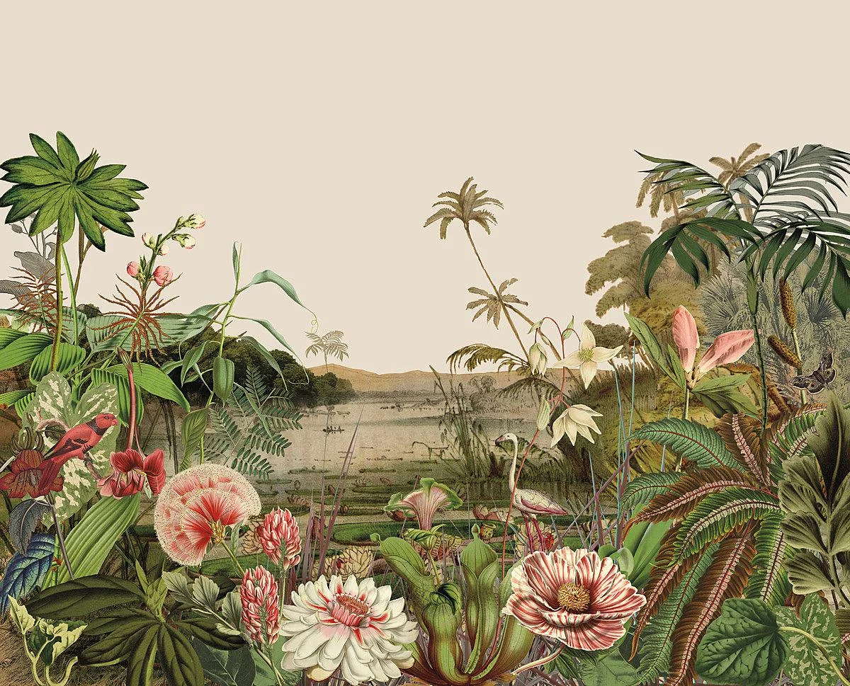 Floating Gardens Wall Mural // Green