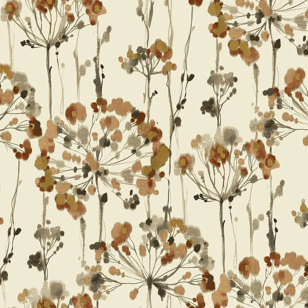 Flourish Wallpaper // Cream & Gold Metallic