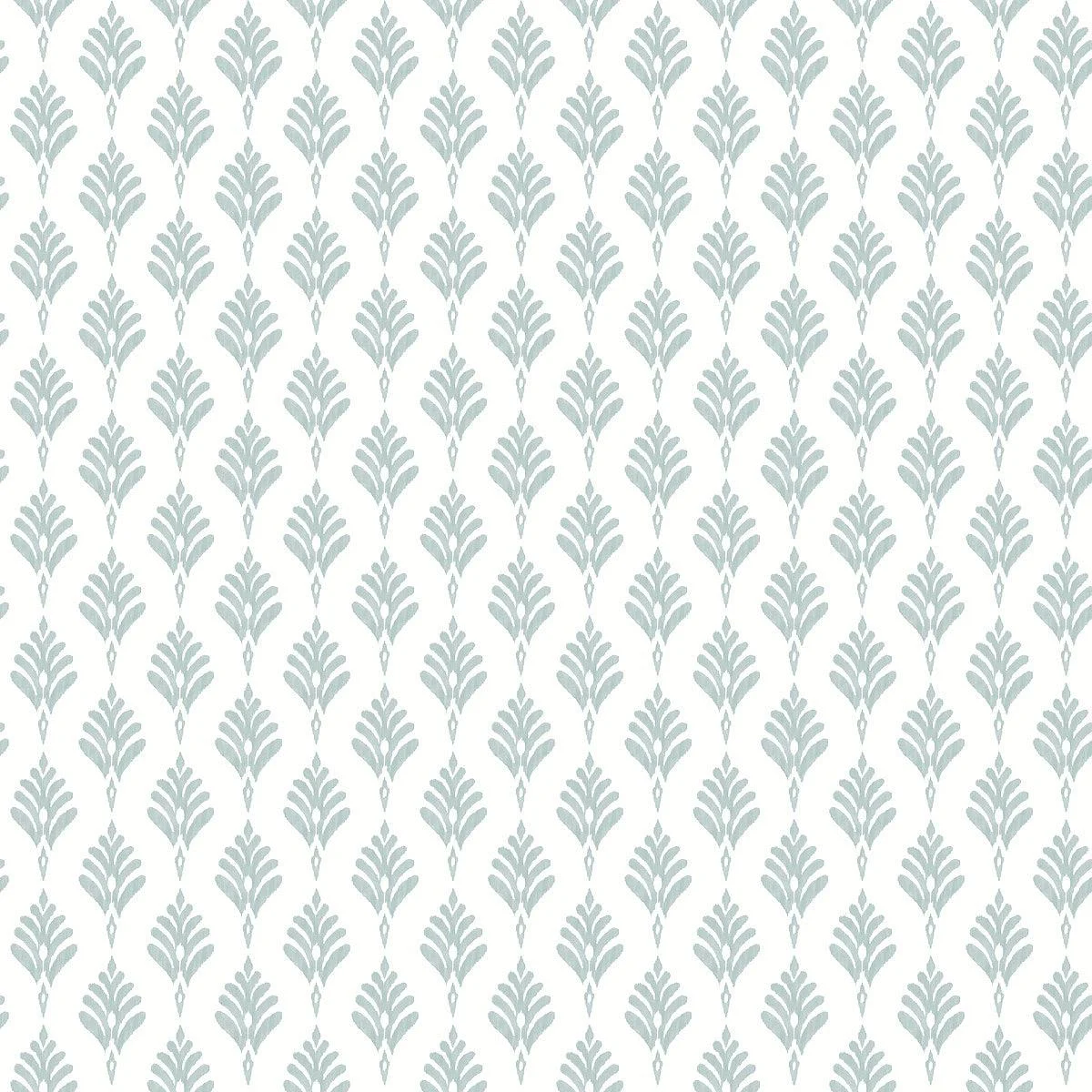 French Scallop Wallpaper // Light Grey