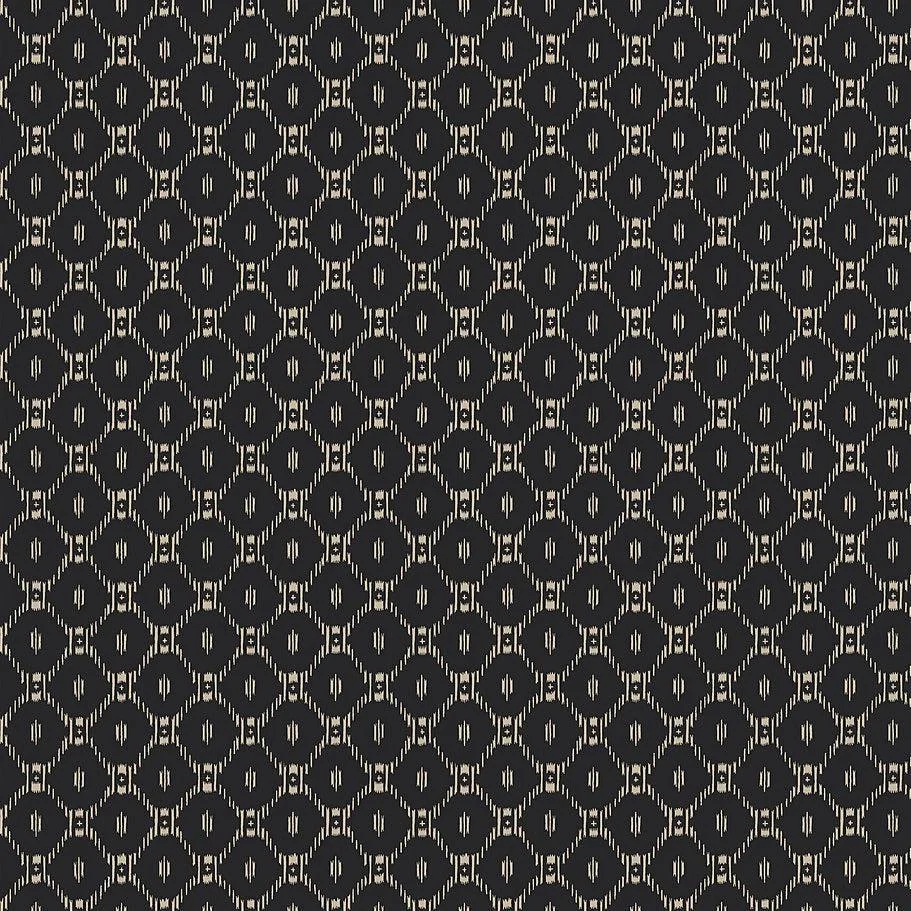 Fretwork Wallpaper // Black