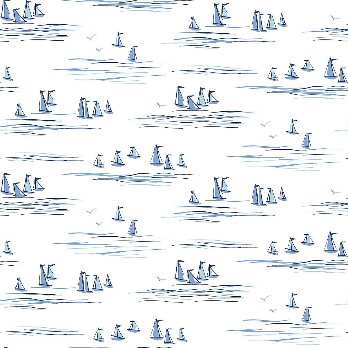 Full Sails Wallpaper // Blue