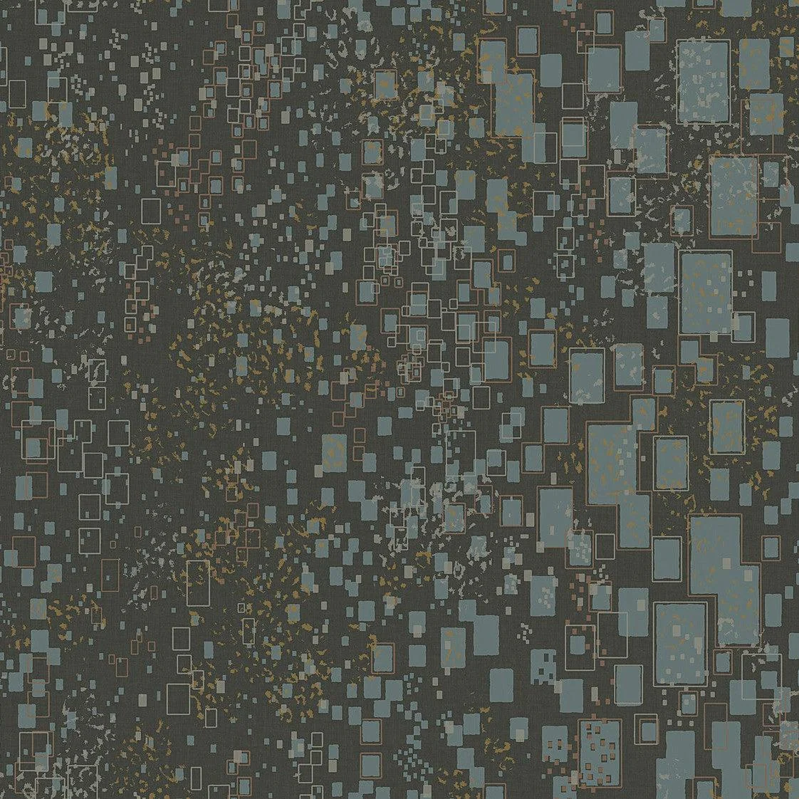 Gilded Confetti Wallpaper // Charcoal