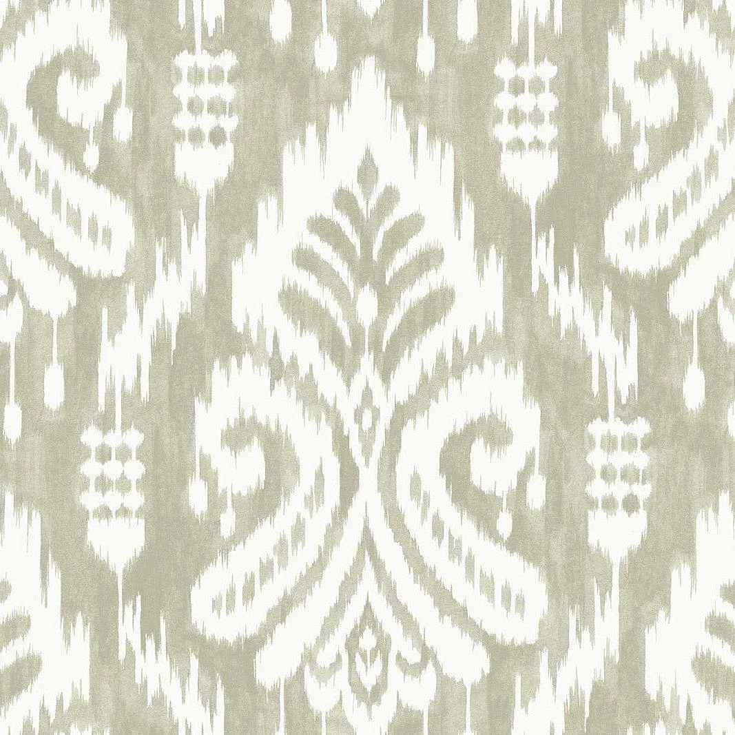 Hawthorne Ikat Peel & Stick Wallpaper // Off White