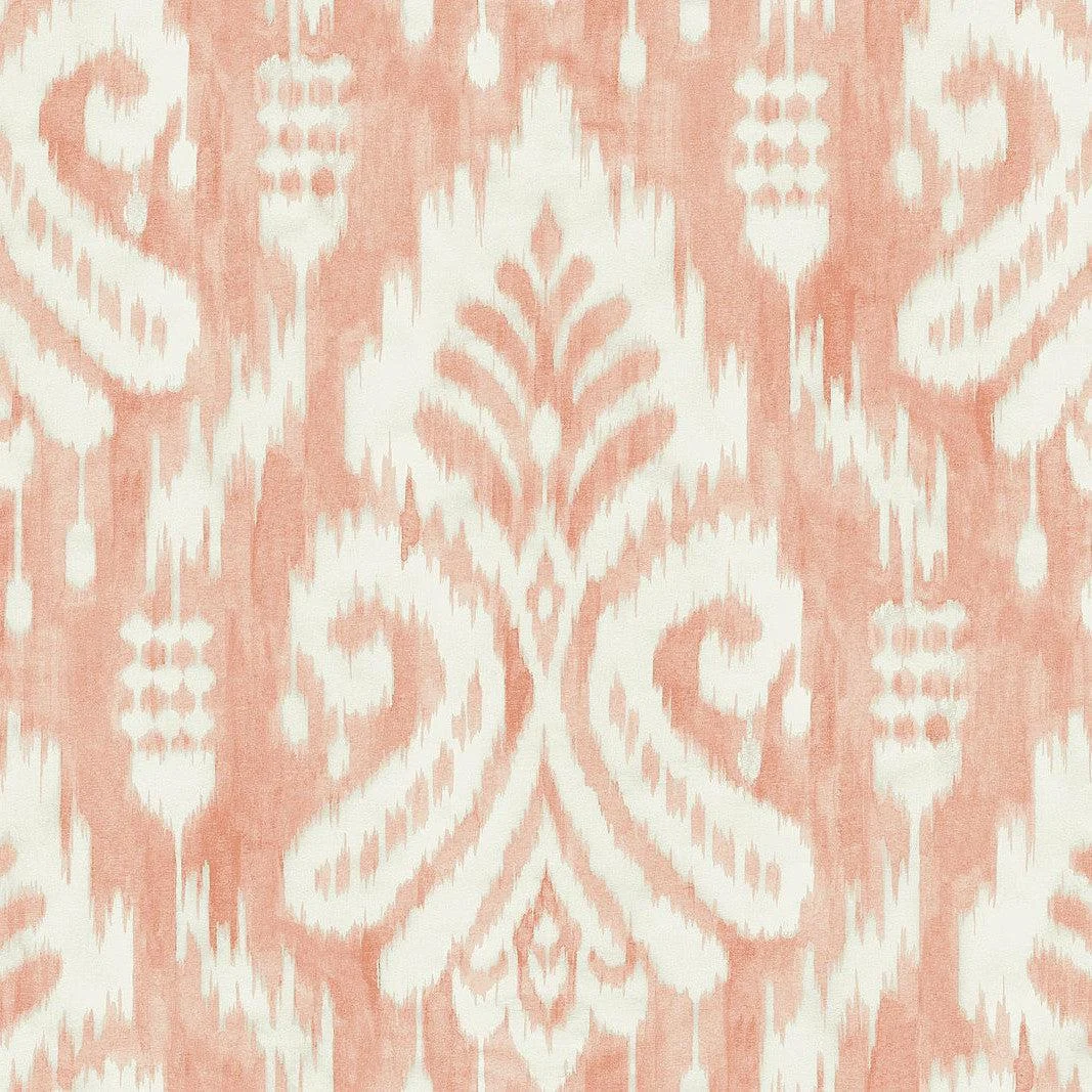 Hawthorne Ikat Wallpaper // Coral