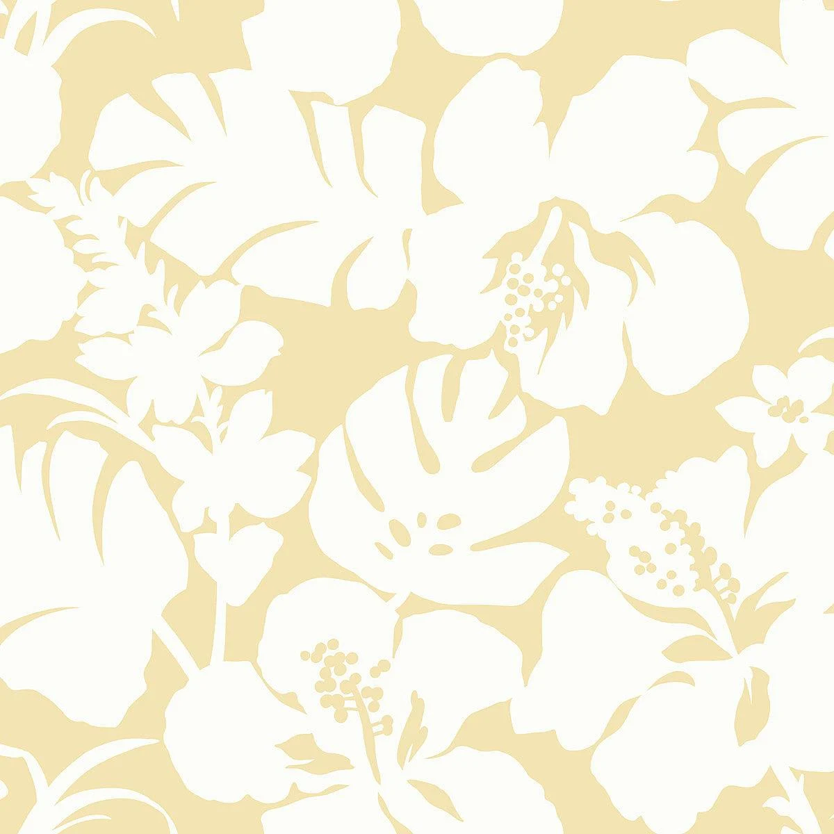 Hibiscus Arboretum Wallpaper // Yellow