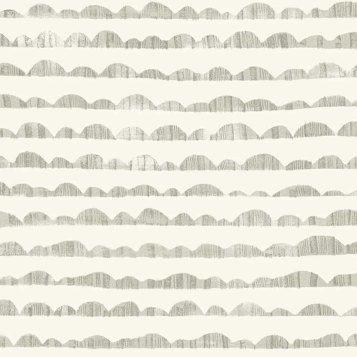 Hill & Horizon Wallpaper // Grey