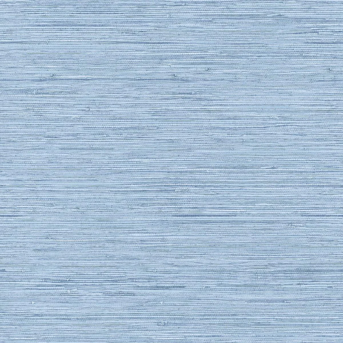 Horizontal Grasscloth Wallpaper // Light Blue