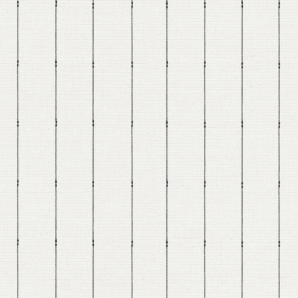 In Stitches Stripe Wallpaper // Black & Cream
