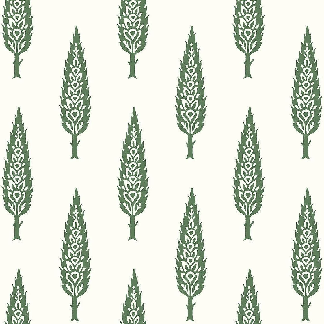 Juniper Tree Wallpaper // Green