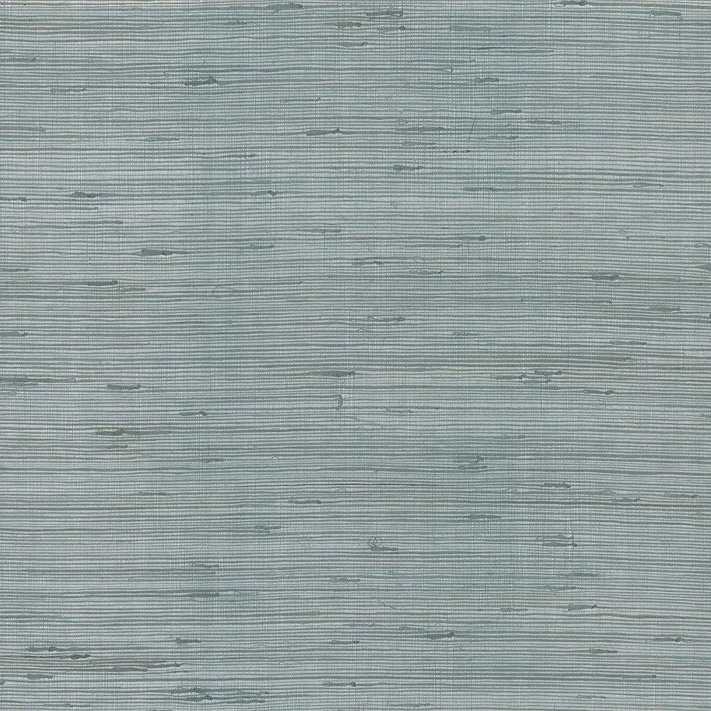 Jute Wallpaper // Silver & Aqua Metallic