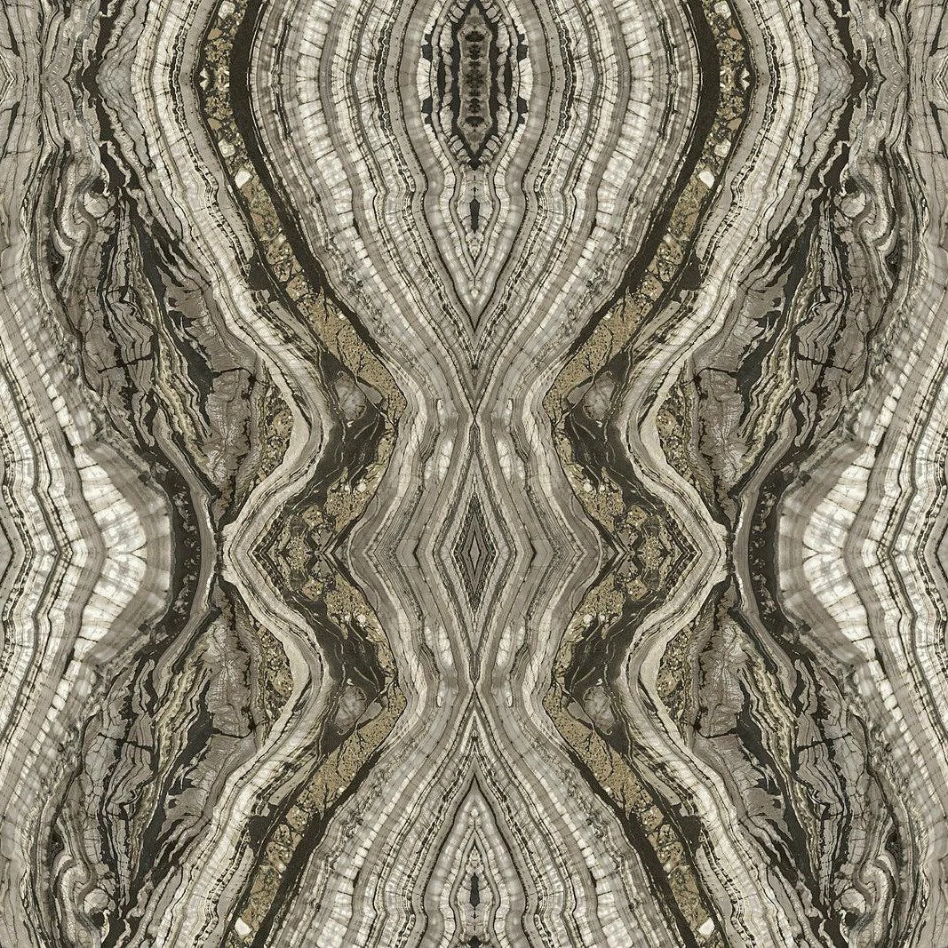 Kaleidoscope Peel & Stick Wallpaper // Dark Grey