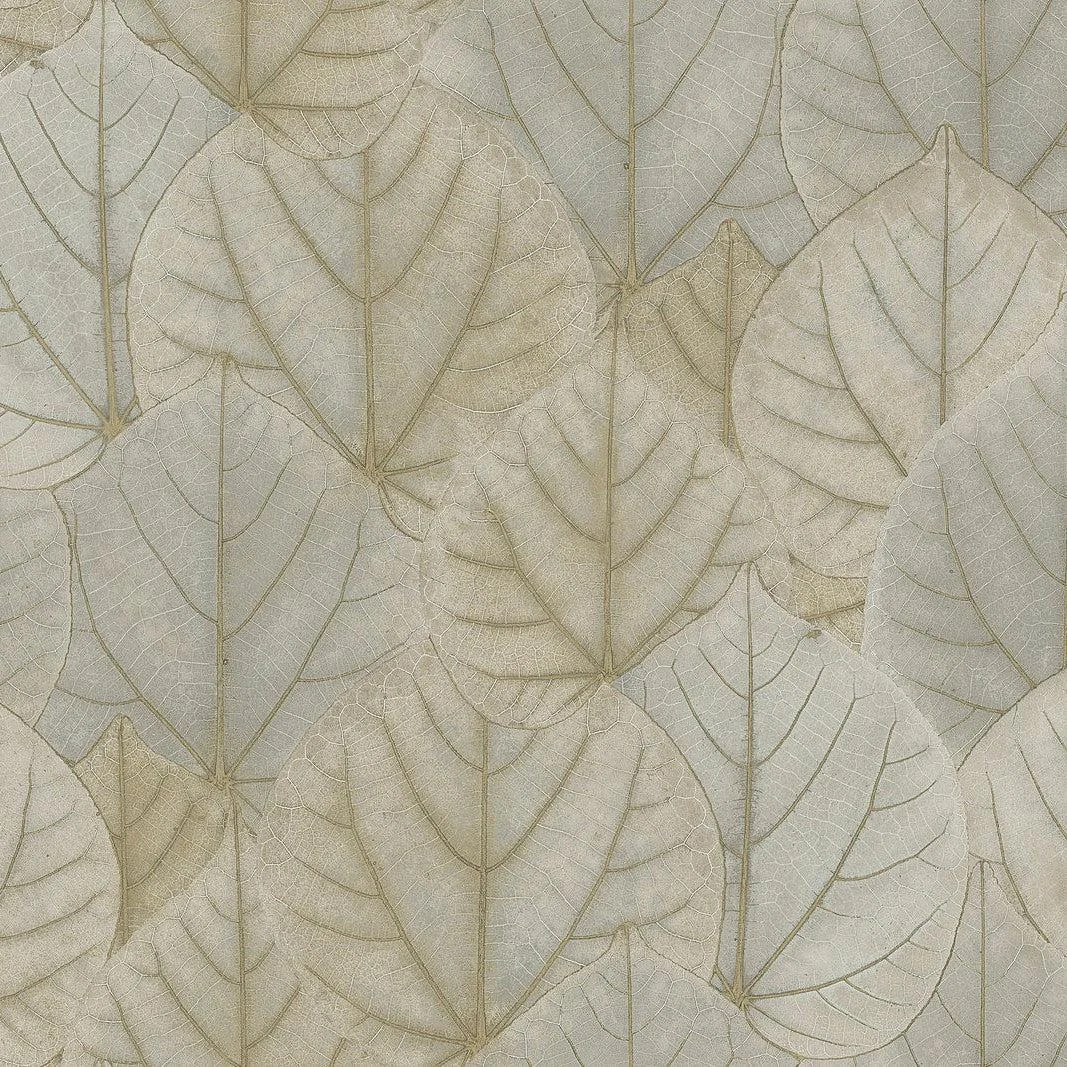 Leaf Concerto Wallpaper // Taupe