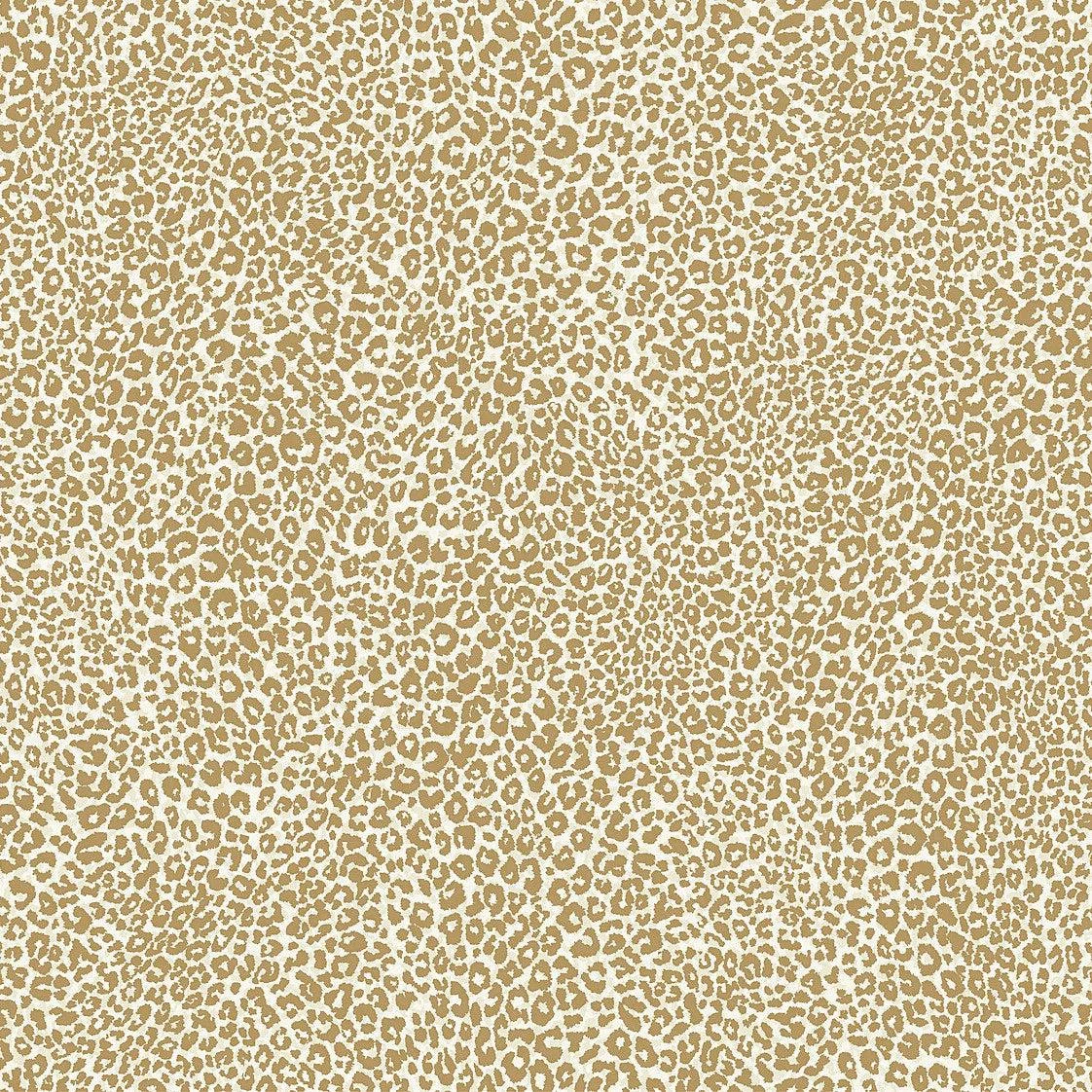 Leopard King Wallpaper // Gold