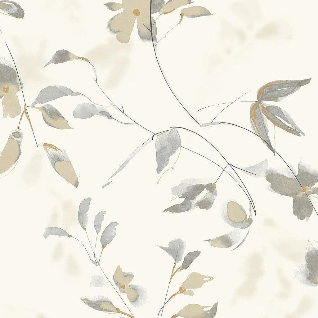 Linden Flower Wallpaper // Tan