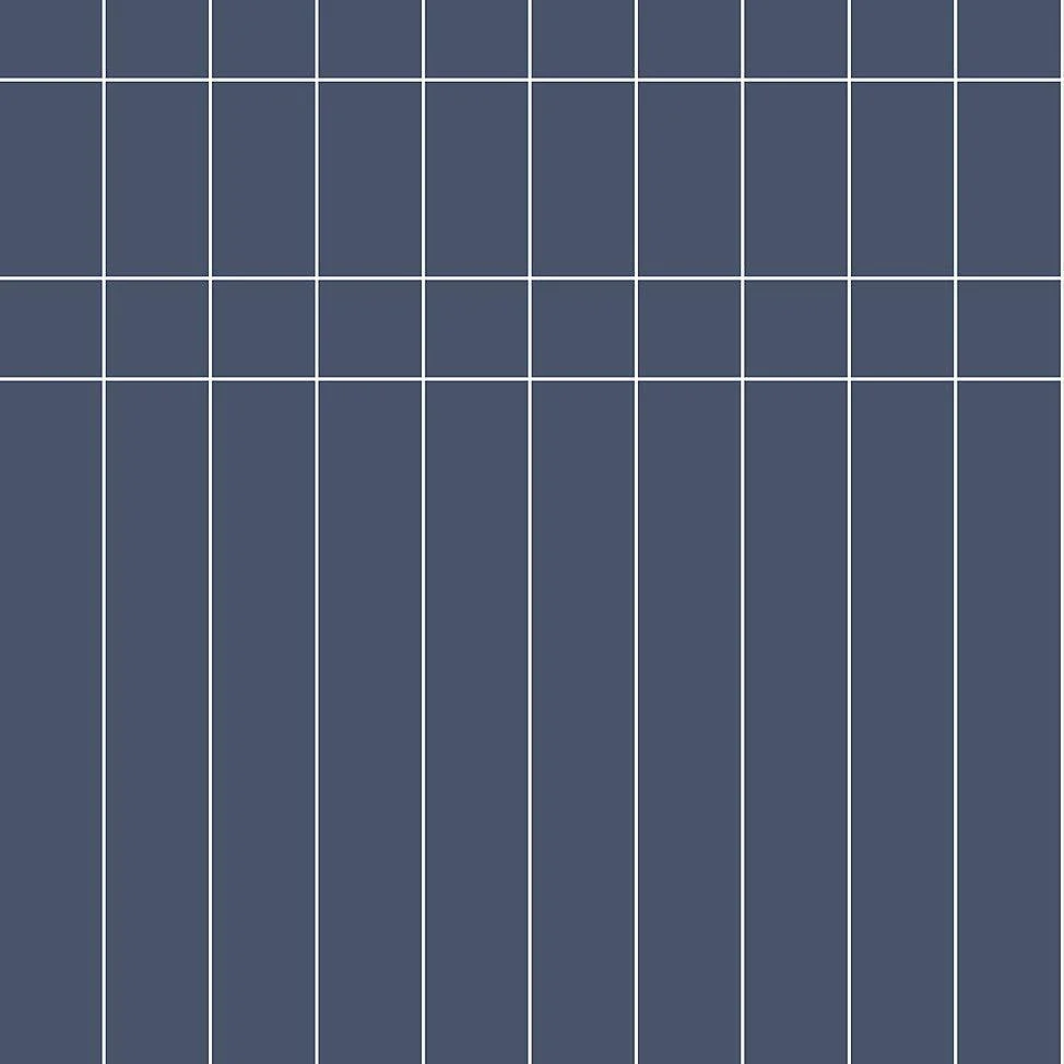 Linear Gridwork Wallpaper // Navy