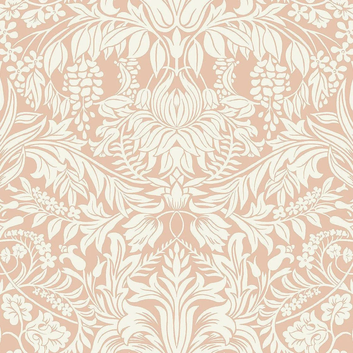 Lockwood Damask Wallpaper // Blush