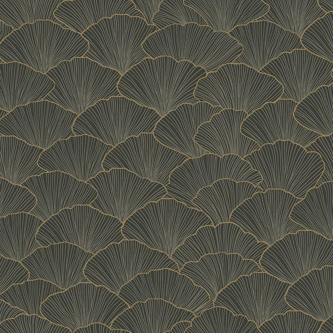 Luminous Gingko Wallpaper // Grey