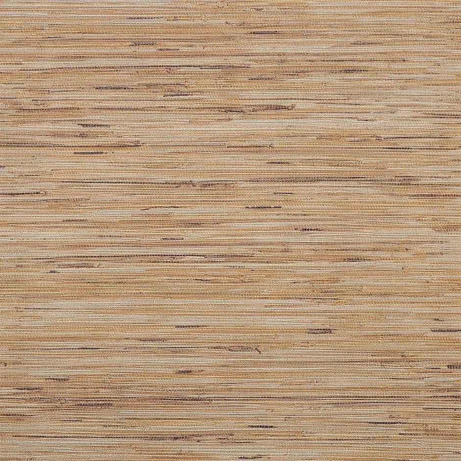 Lustrous Grasscloth Wallpaper // Brown