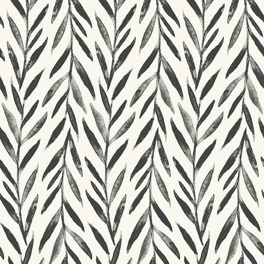Magnolia Home Willow Peel & Stick Wallpaper // Black