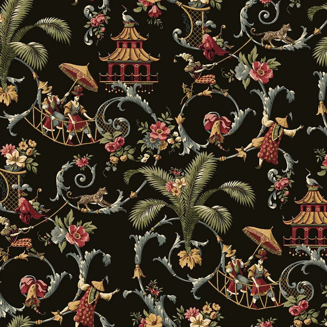 Mandarin Rose Wallpaper // Red