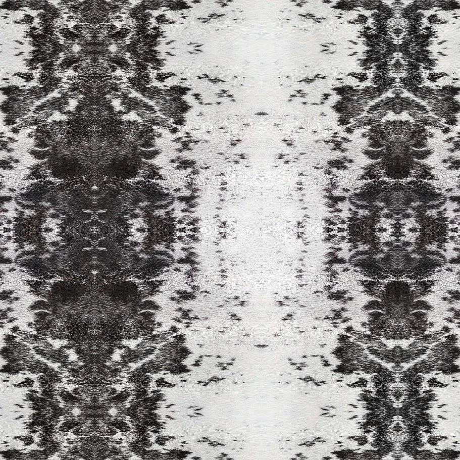 Marbled Appaloosa Peel & Stick Wallpaper // Black