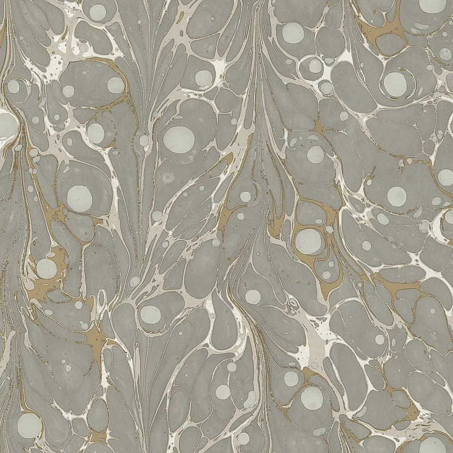Marbled Endpaper Peel & Stick Wallpaper // Neutral