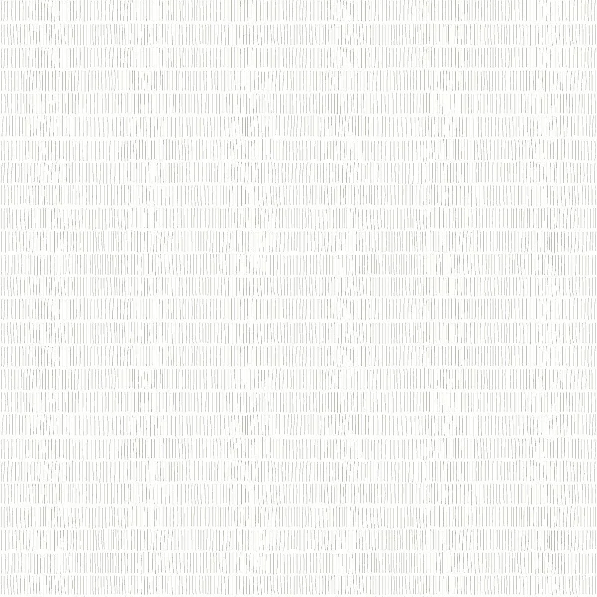 Matchstick Peel & Stick Wallpaper // White